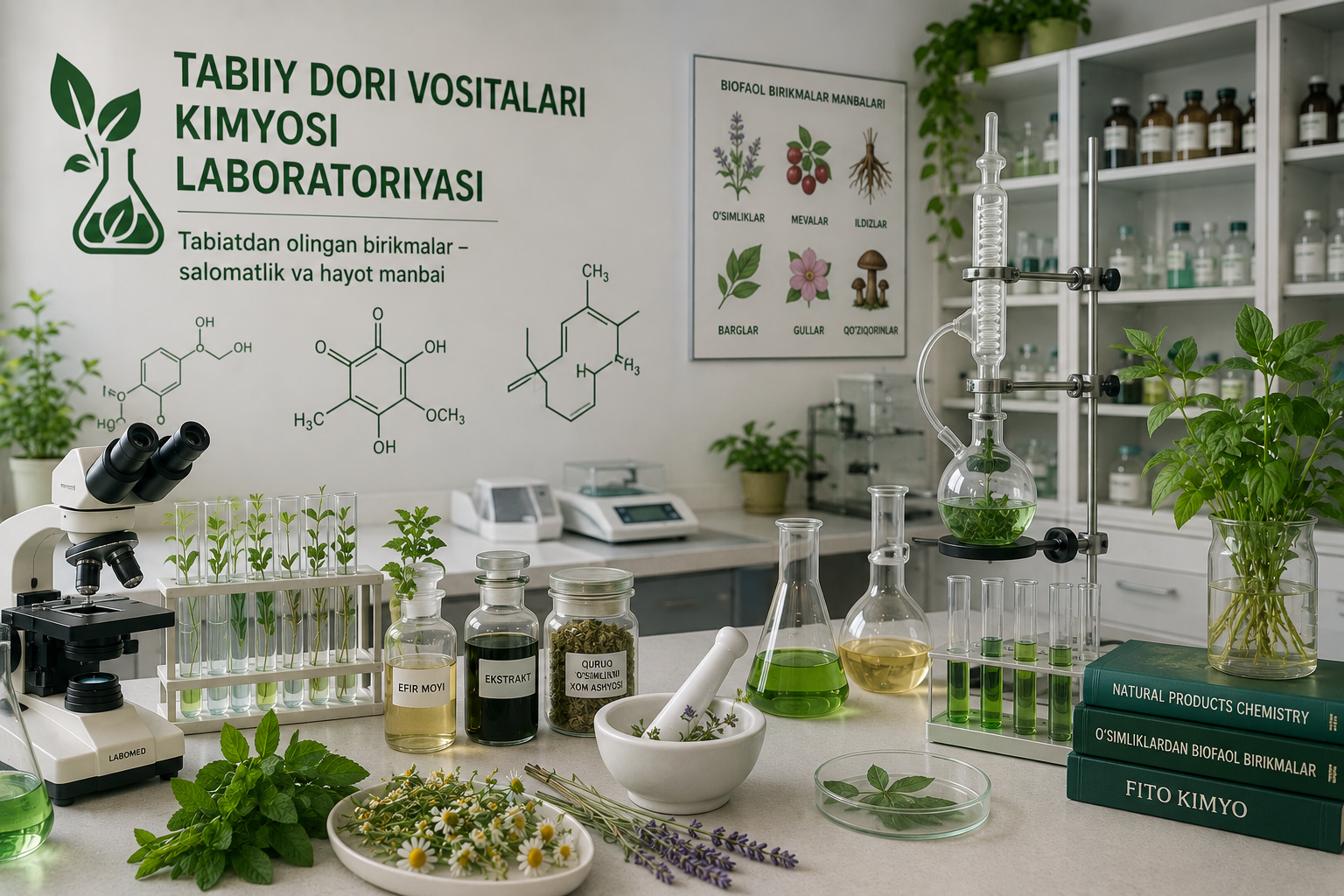 Tabiiy dori vositalari kimyosi laboratoriyasi